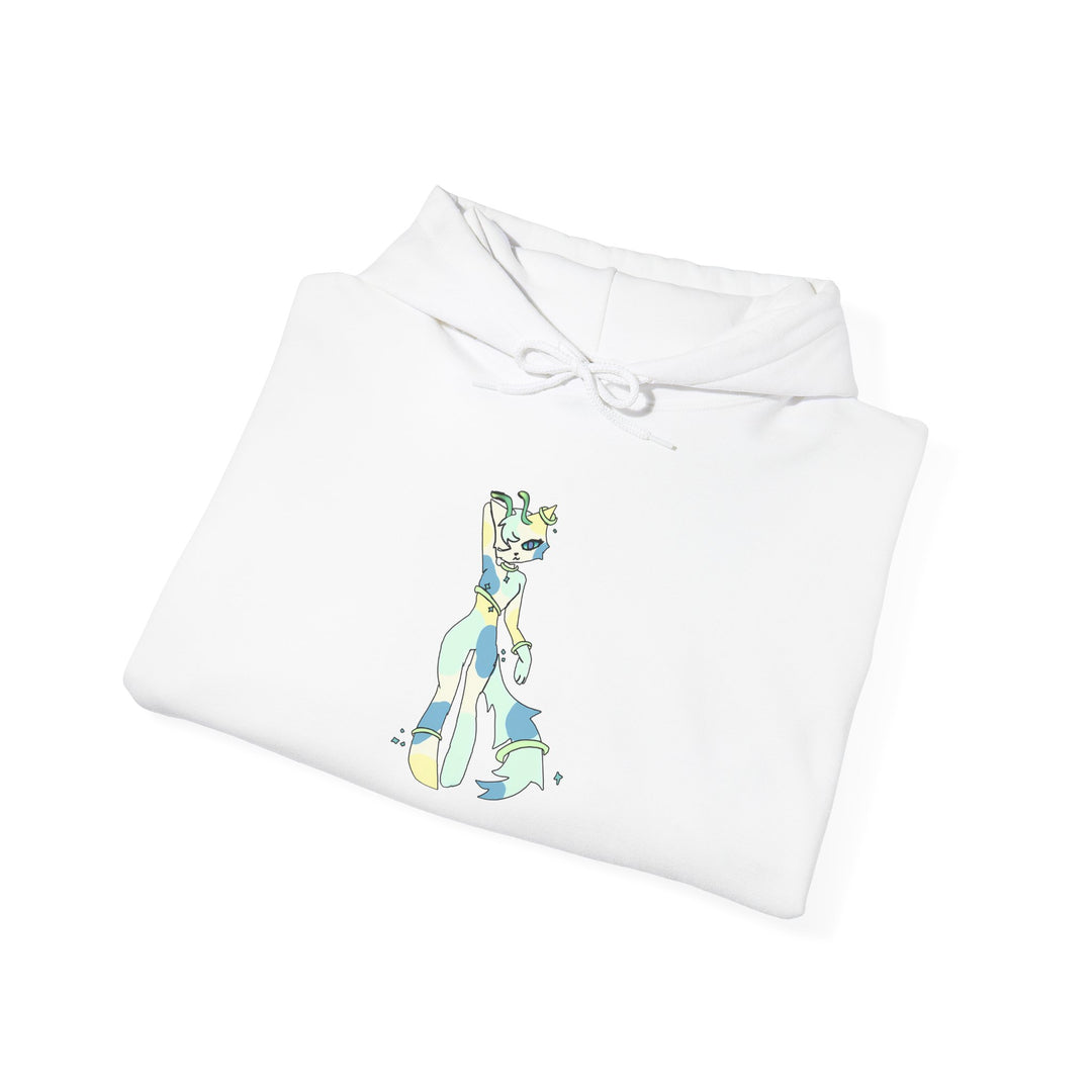 Pastel Star Alien Hoodie – Kawaii-Alien-Figur