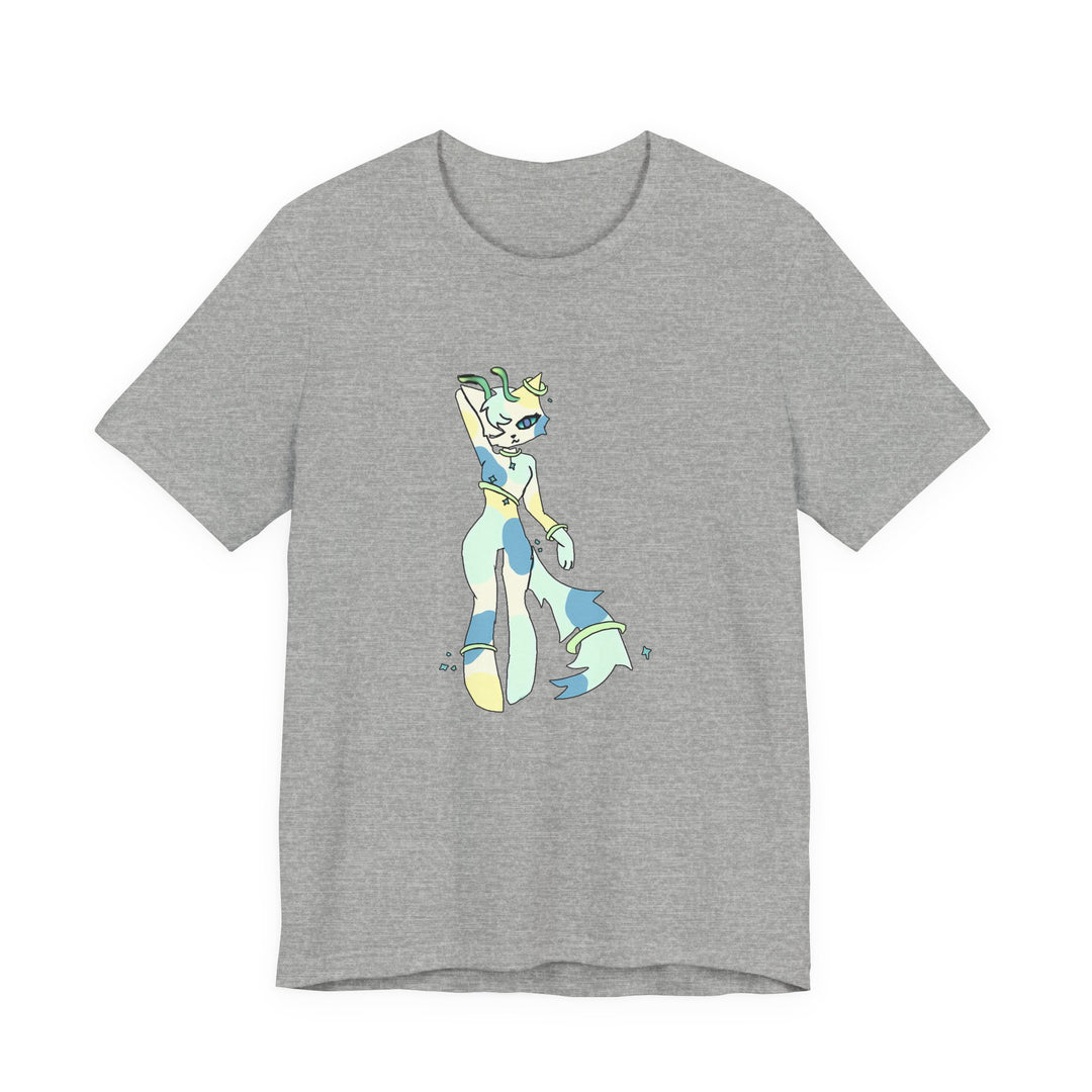 Pastel Star Alien Tee – Kawaii Alien Character T-Shirt