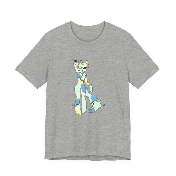 Pastel Star Alien Tee – Kawaii Alien Character T-Shirt