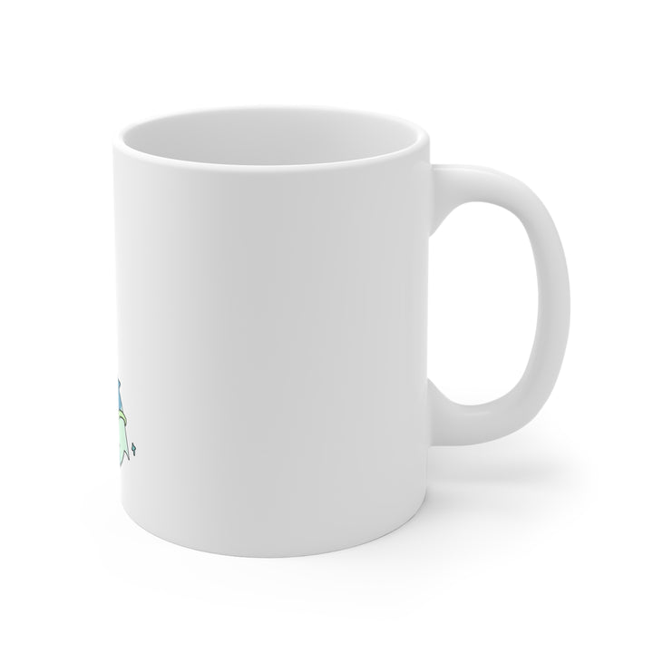 Pastel Star Alien Tasse – Kawaii-Alien-Figur, Kaffeebecher 0,33 l