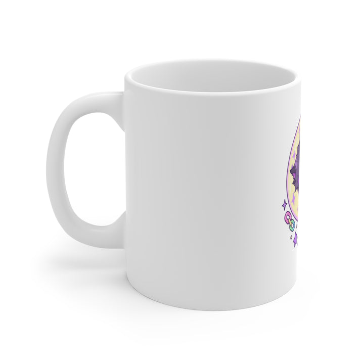 Stay Weird Mug – Sleepy Bat-Kitten Moon Coffee Mug 11oz