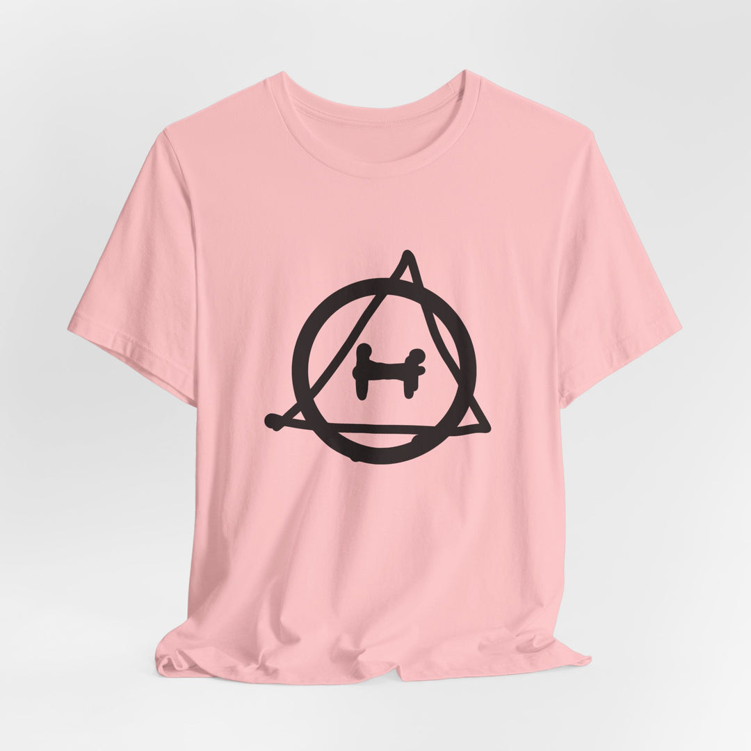 Therian Symbol Tee – Hand-Drawn Theta-Delta T-Shirt