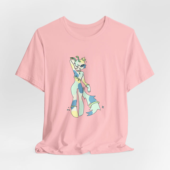 Pastel Star Alien Tee – Kawaii Alien Character T-Shirt
