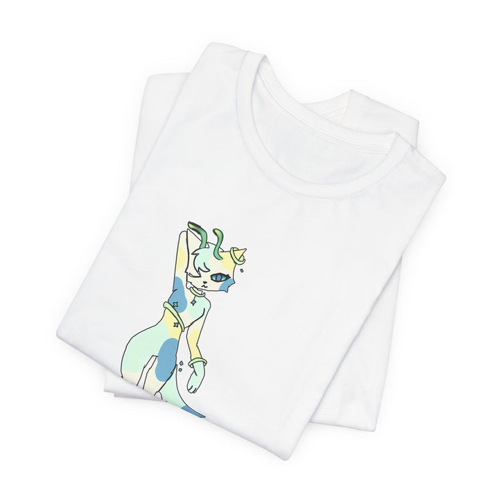 Pastel Star Alien Tee – Kawaii Alien Character T-Shirt