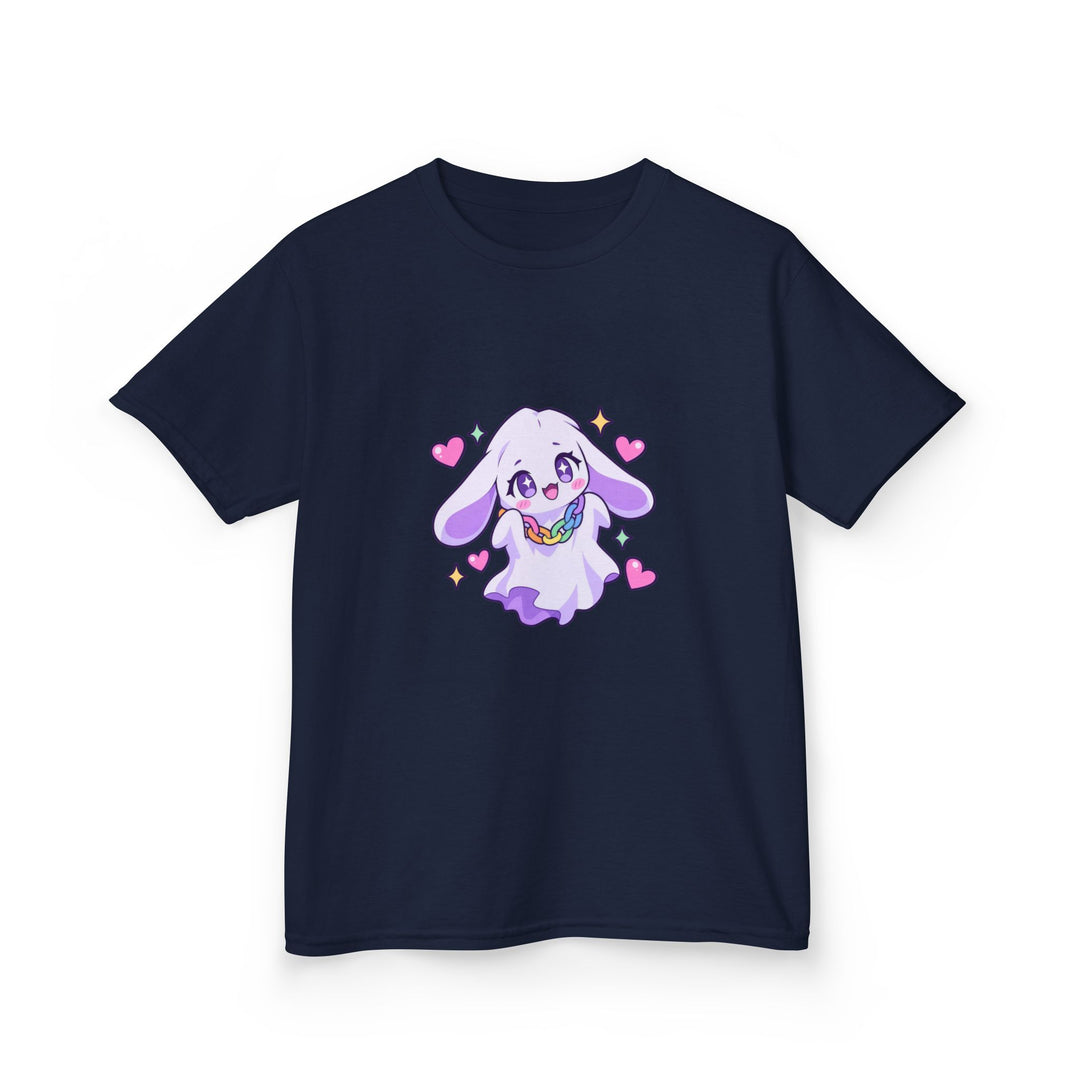 Geister-Hase Kinder-T-Shirt – Süßes Kawaii-Shirt