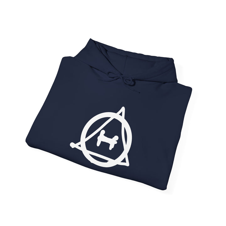 Therian Symbol Hoodie – Handgezeichnetes Theta-Delta