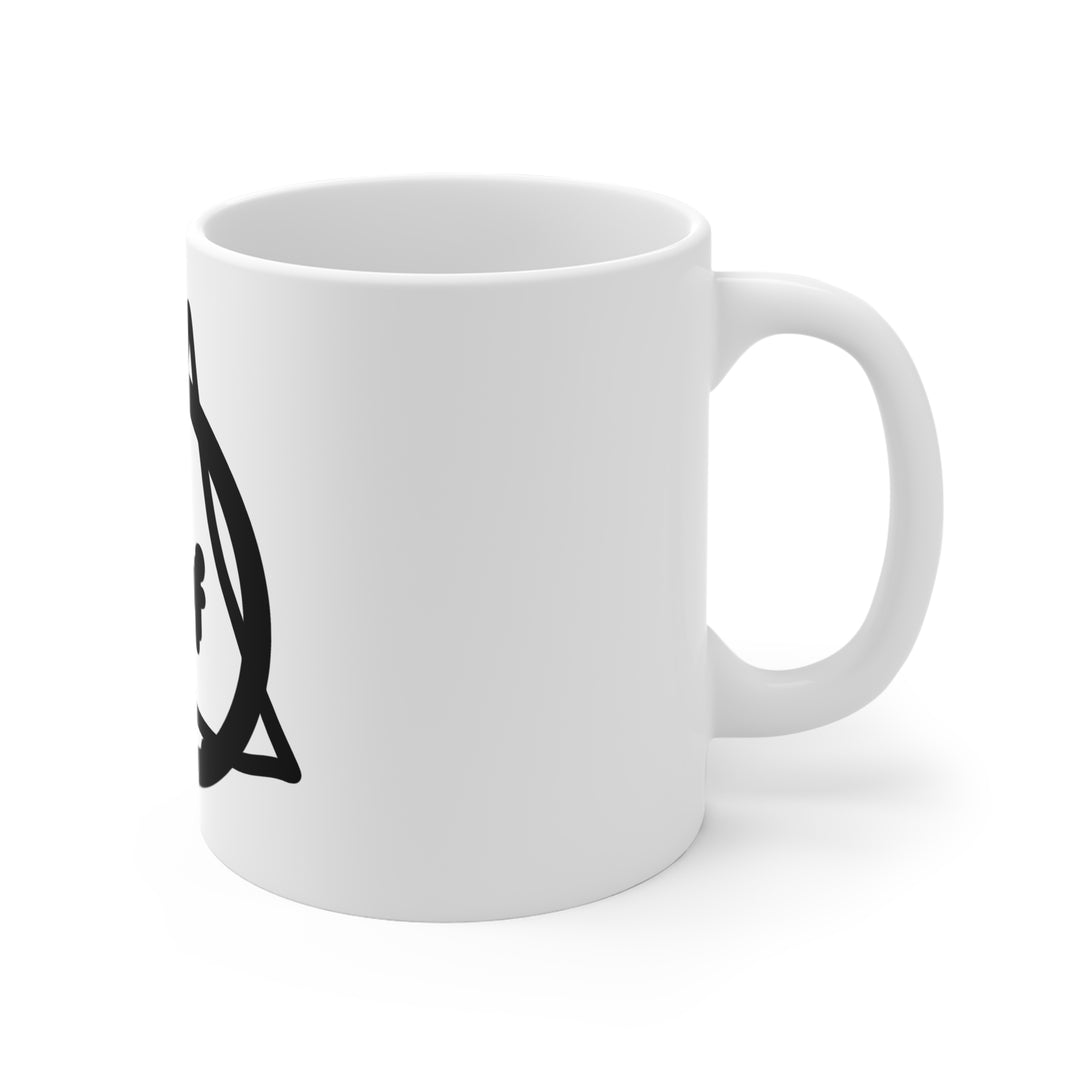 Therian Symbol Mug – Hand-Drawn Theta-Delta Coffee Mug 11oz