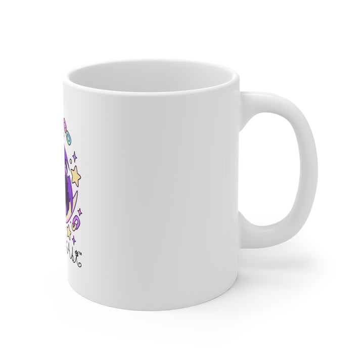 Stay Weird Mug – Sleepy Bat-Kitten Moon Coffee Mug 11oz
