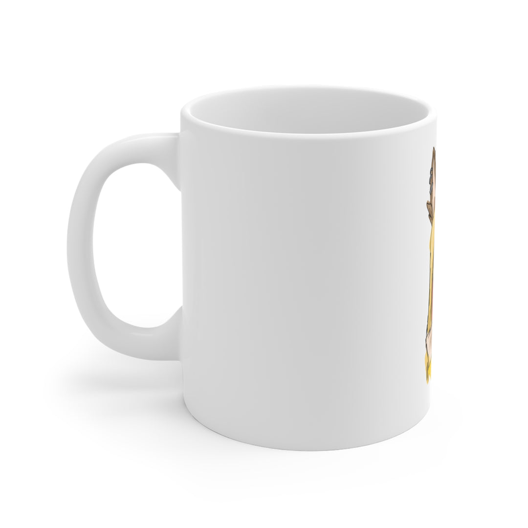 Fox Ear Girl Mug – Original Anime Sketch Coffee Mug 11oz