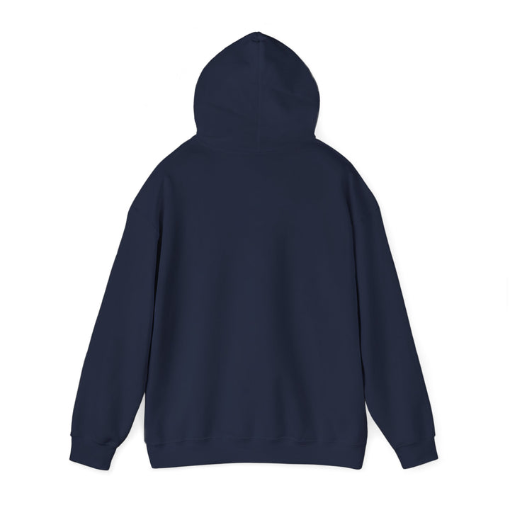Therian Fish Bone Hoodie – Geometric Fish Skeleton with Lettering Hoodie