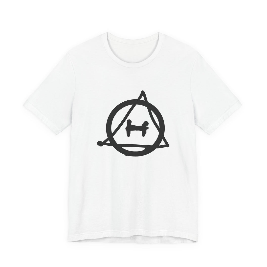 Therian Symbol Tee – Hand-Drawn Theta-Delta T-Shirt