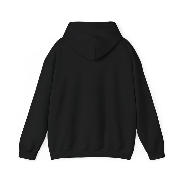 Therian Fish Bone Hoodie – Geometric Fish Skeleton with Lettering Hoodie