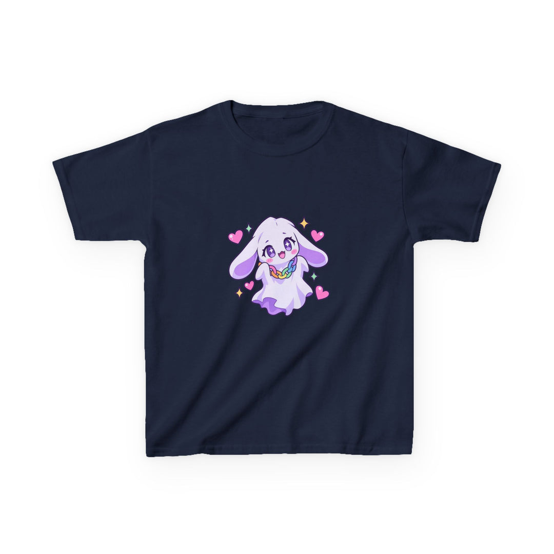 Geister-Hase Kinder-T-Shirt – Süßes Kawaii-Shirt