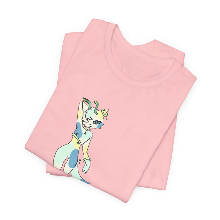 Pastel Star Alien Tee – Kawaii Alien Character T-Shirt