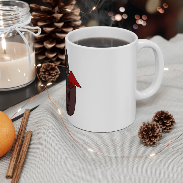 Chi in a Mug Coffee Mug – Cute Bat-Kitten in a Cocoa Cup 11oz