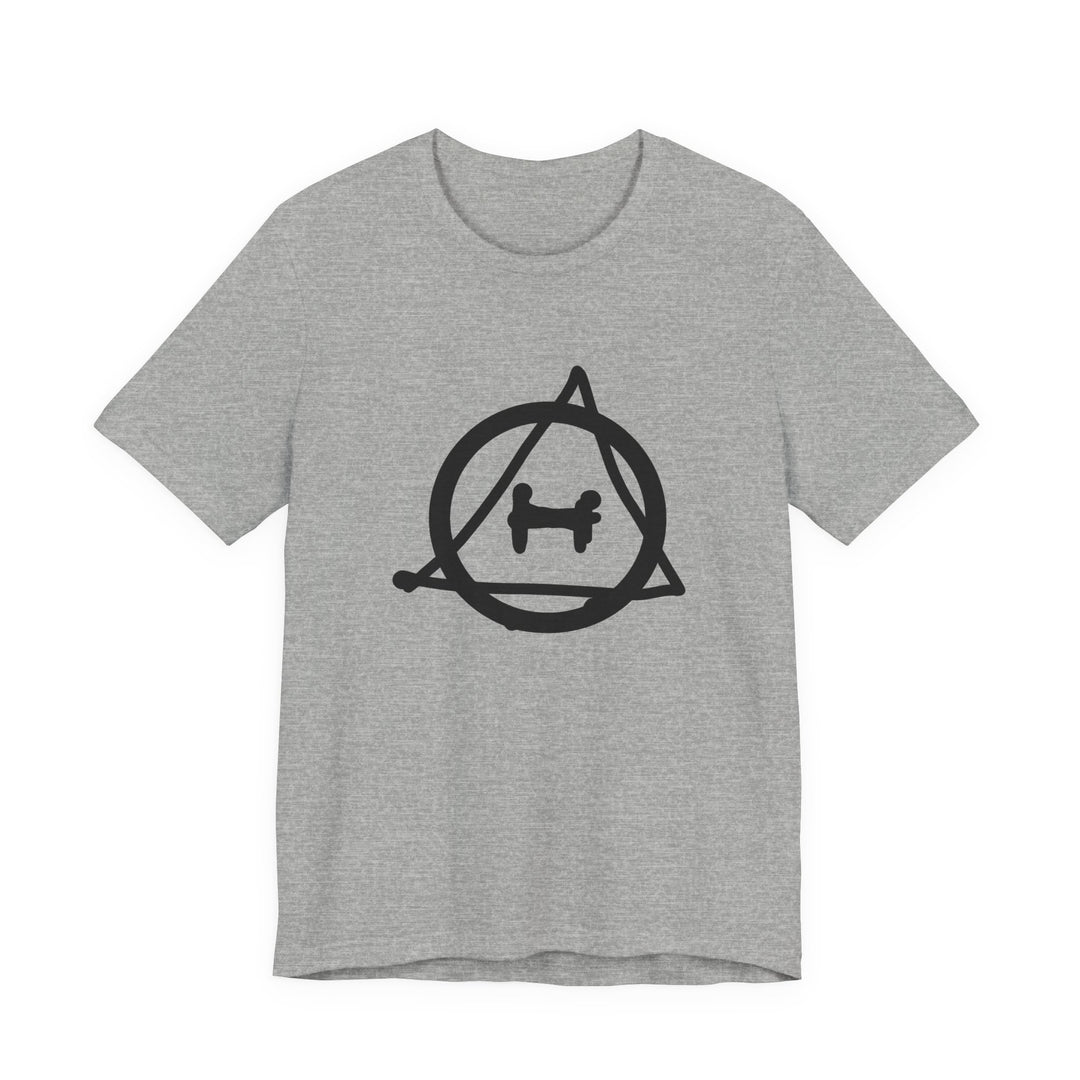 Therian Symbol Tee – Hand-Drawn Theta-Delta T-Shirt