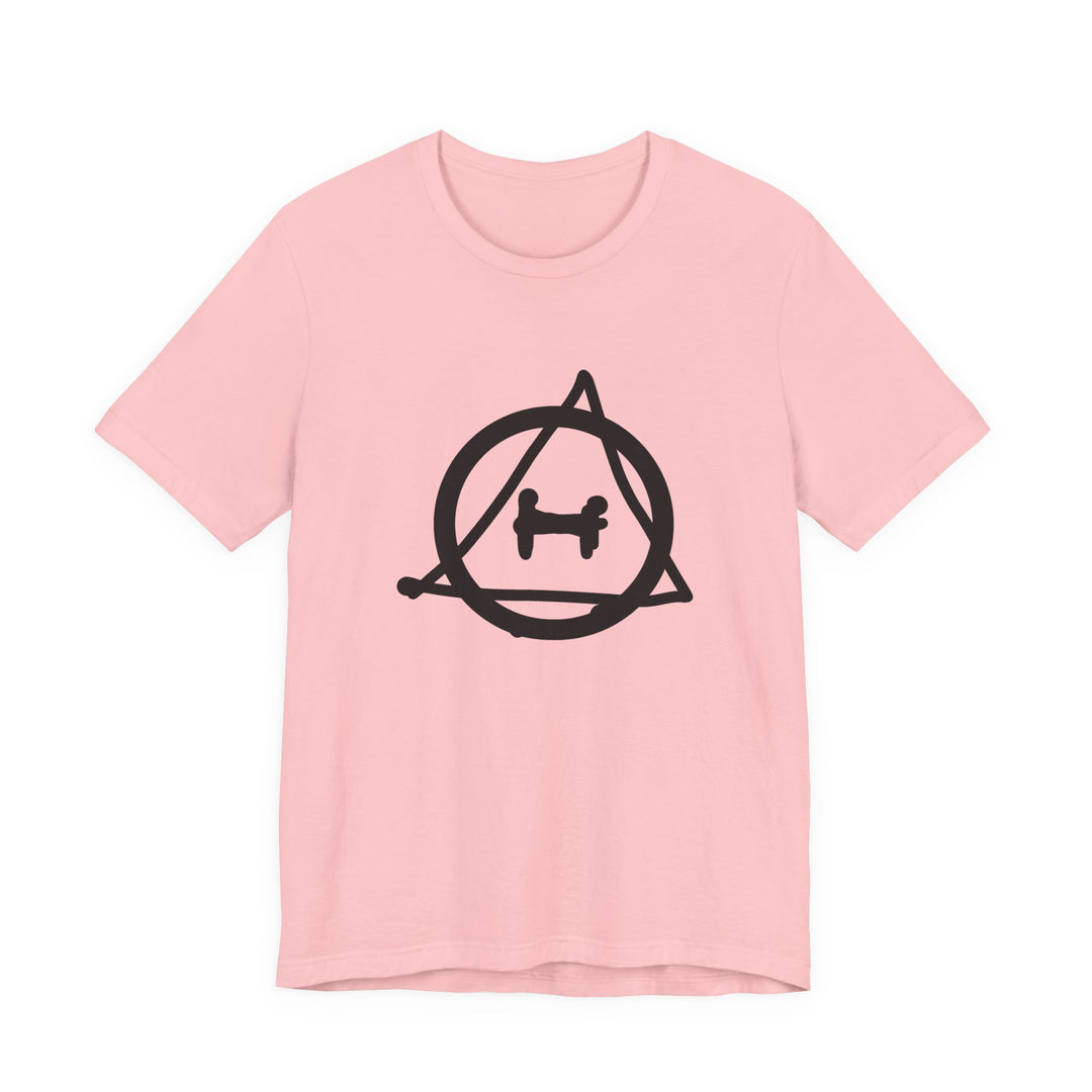 Therian Symbol Tee – Hand-Drawn Theta-Delta T-Shirt
