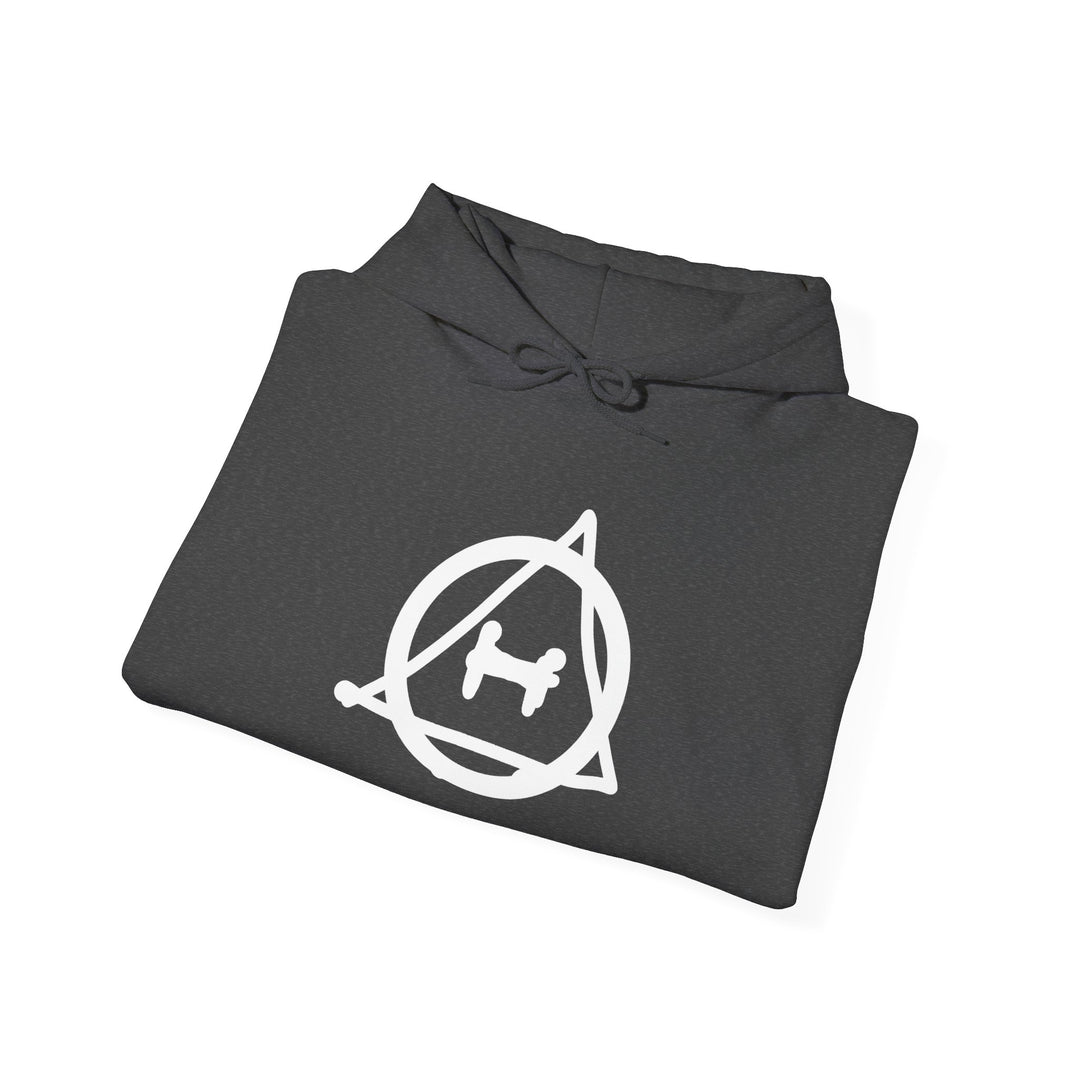 Therian Symbol Hoodie – Handgezeichnetes Theta-Delta
