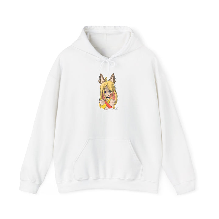 Fox Ear Girl Hoodie – Original Anime-Skizze