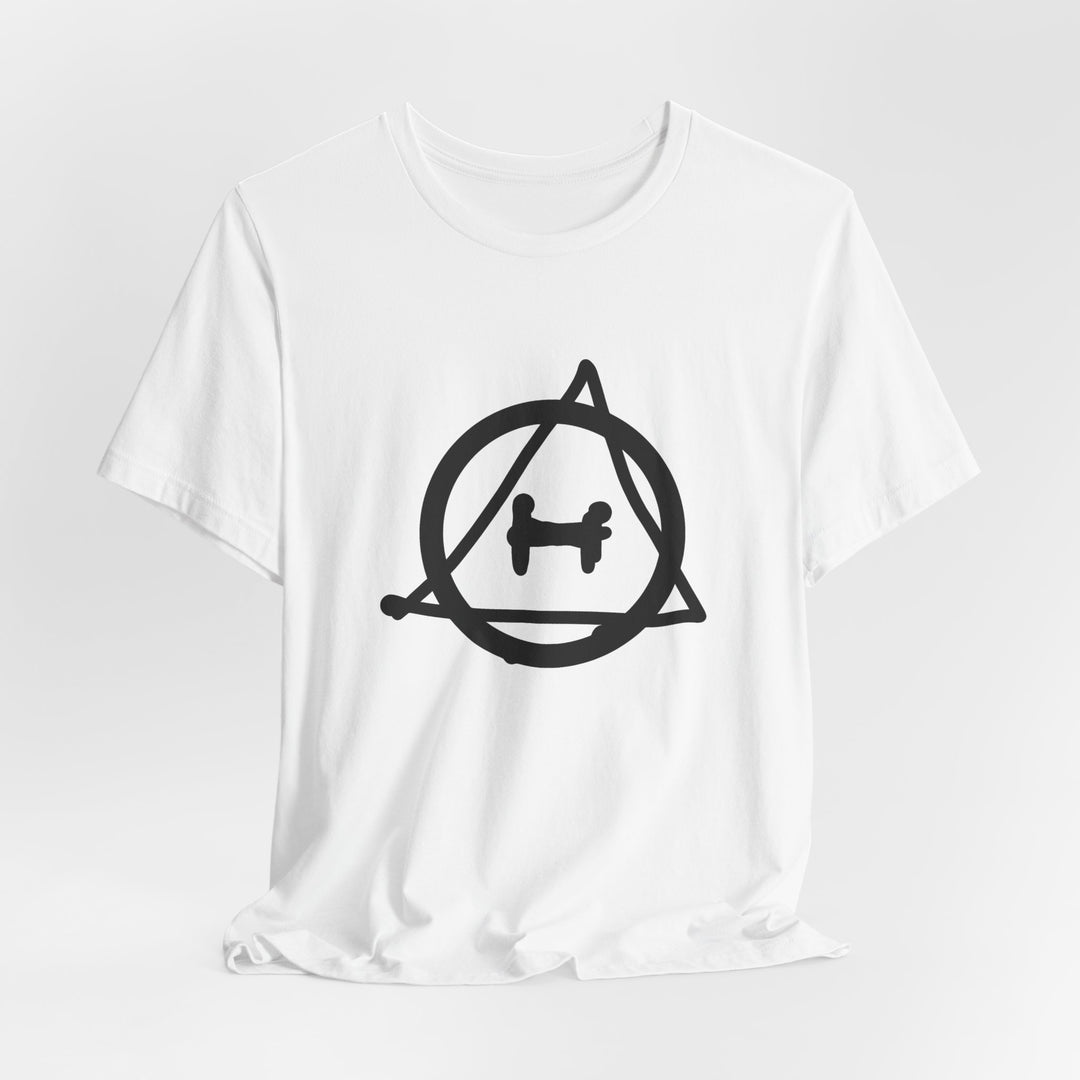 Therian Symbol Tee – Hand-Drawn Theta-Delta T-Shirt